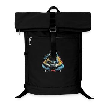 Spiel Liebhaber - Laptop-Rucksack  - Schwarz - Vorne