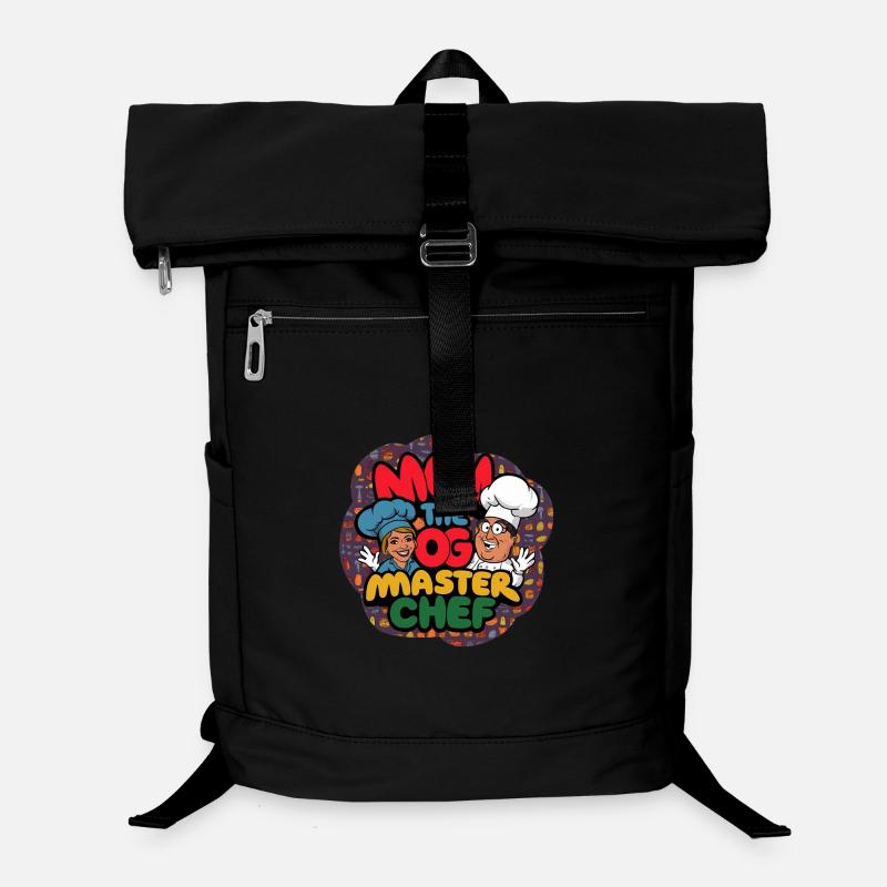 Mama Hund Meister Chef T-Shirt Laptop-Rucksack 