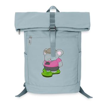 Appareil photo photographe éléphant - Sac à dos ordinateur - bleu glacier - Devant