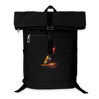 Windsurfing 90s Look - Laptop Backpack - black - Front