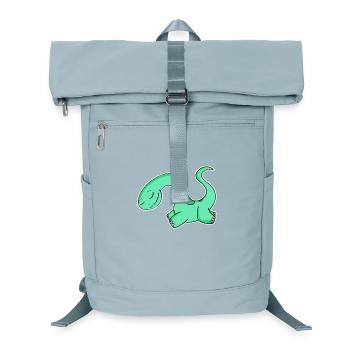 Dino Motif Dinosaur Green - Laptop Backpack - ice blue - Front