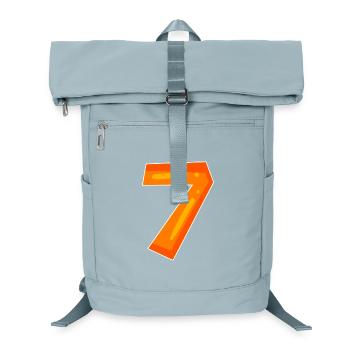 Zahl Sieben - Zahl 7 Nummer - Laptop-Rucksack  - Eisblau - Vorne