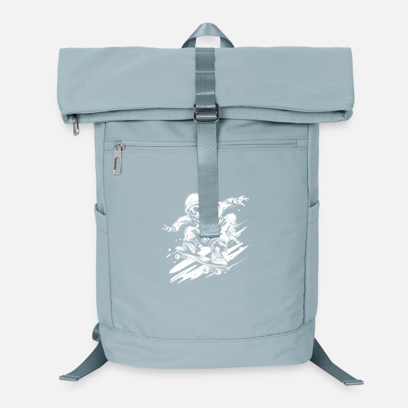 Skateboarding Cartoon-Stil Laptop-Rucksack 