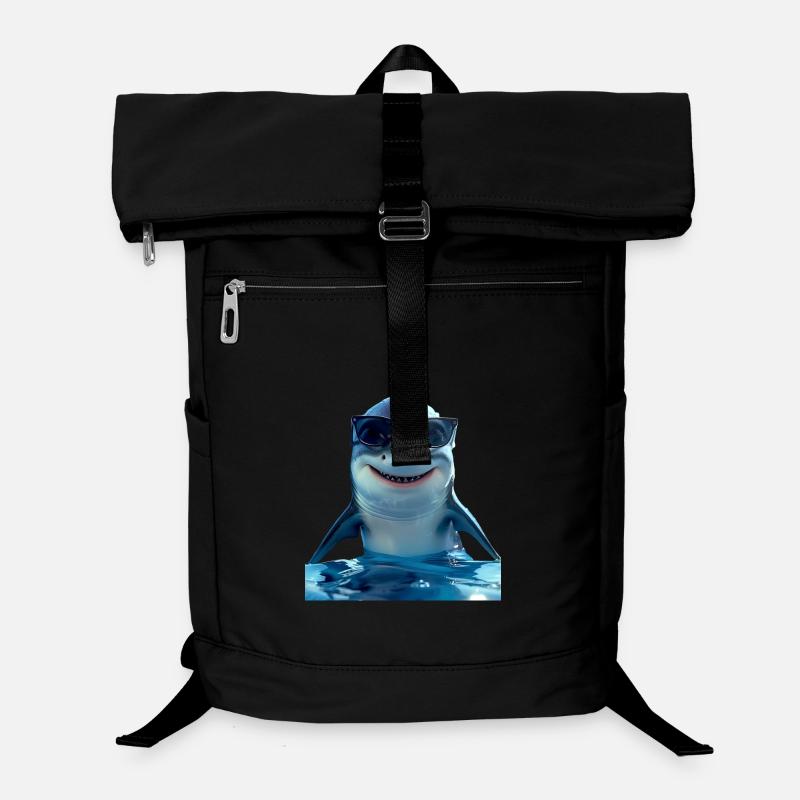 Requin Requin Requin Tigre Requin Requin Gris Grand Requin Blanc Sac à dos ordinateur