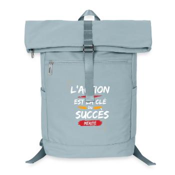 Motivational Quote for Success - Laptop Backpack - ice blue - Front