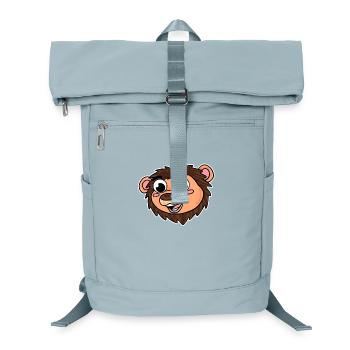 Lion Head Animal - Laptop Backpack - ice blue - Front
