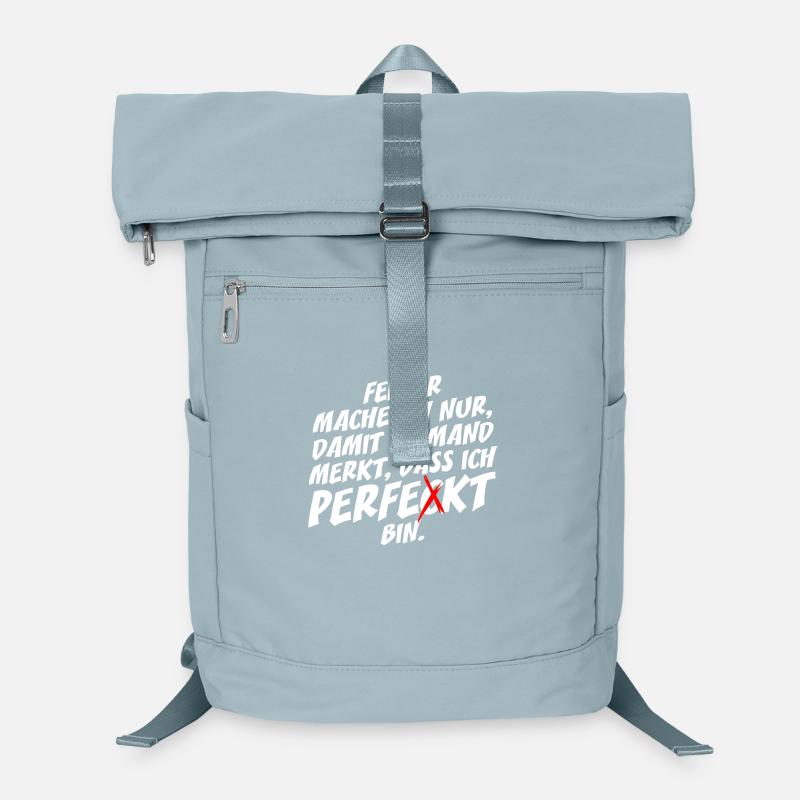 Fehler Mache Ich Nur Perfekt Selbstironie Büro Laptop-Rucksack 