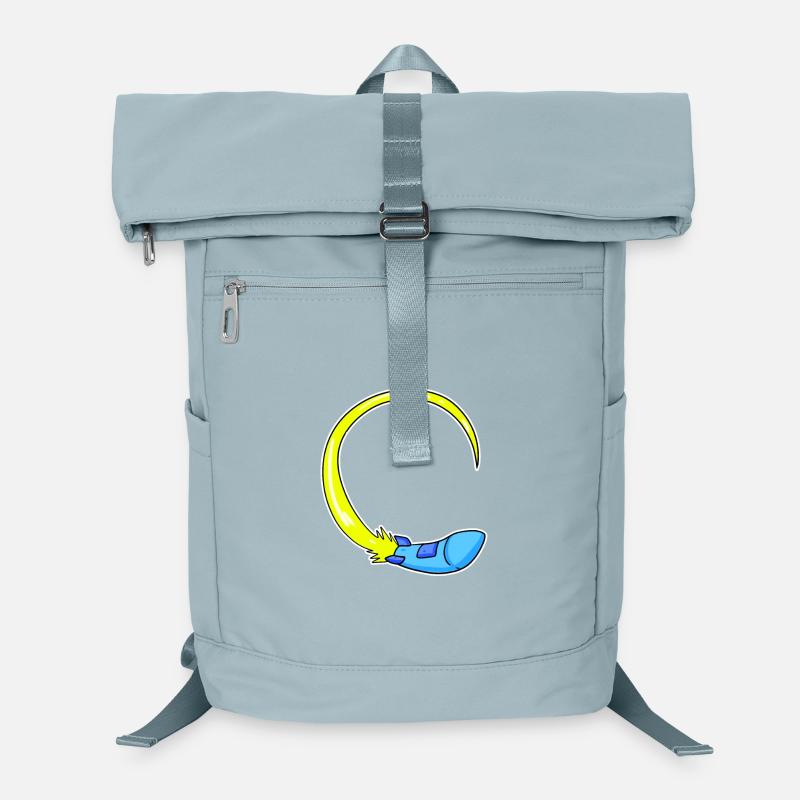Rocket motif Laptop Backpack