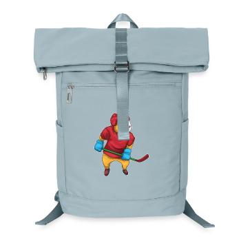 Meerschweinchen Eishockey Eishockeyschläger - Laptop-Rucksack  - Eisblau - Vorne