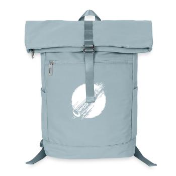 Flute Graphic - Laptop Backpack - ice blue - Front
