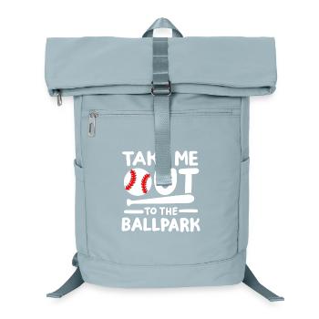 Baseball Baseballspieler - Laptop-Rucksack  - Eisblau - Vorne