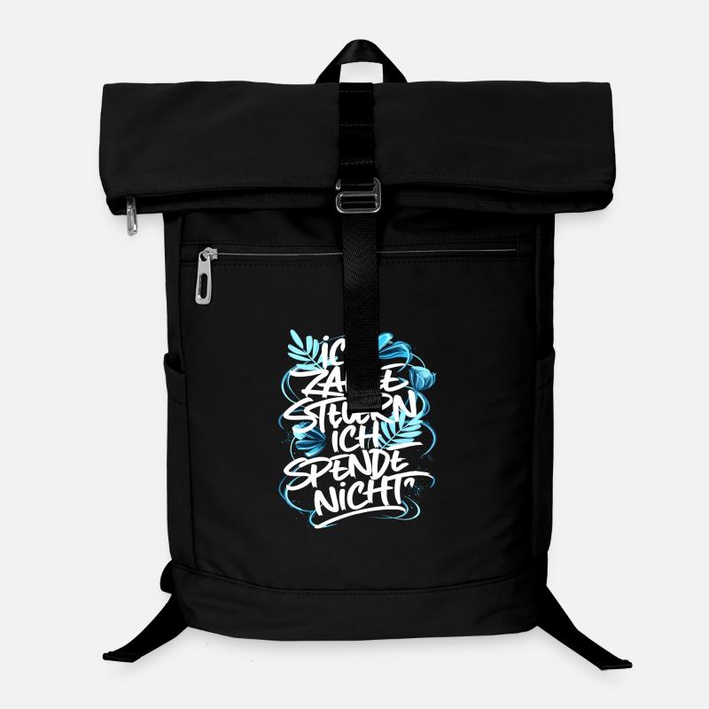 I pay taxes! I don't donate - Laptop Backpack - black
