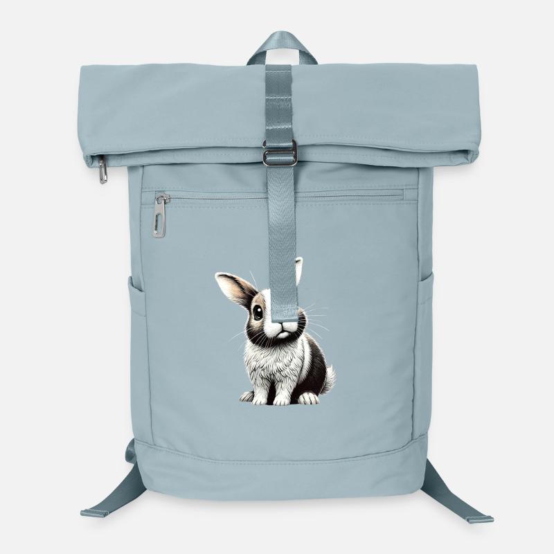 Adorable bunny illustration Laptop Backpack