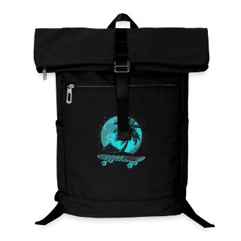 Vintage Skateboarding - Laptop-Rucksack  - Schwarz - Vorne