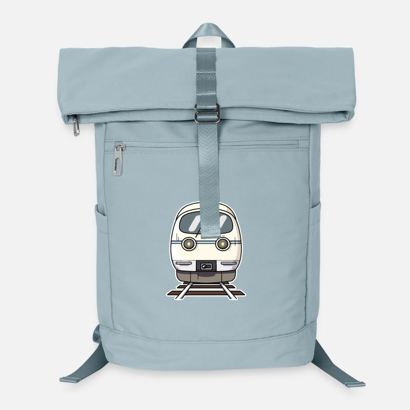 Zug Cartoon Stil Laptop-Rucksack 