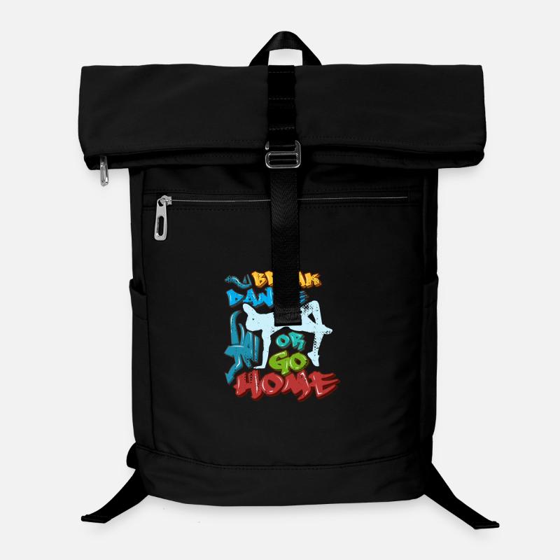 Break Dance Or Go Home Laptop Backpack