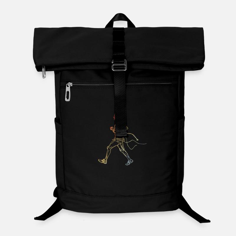 Croquis de jogging vintage Sac à dos ordinateur
