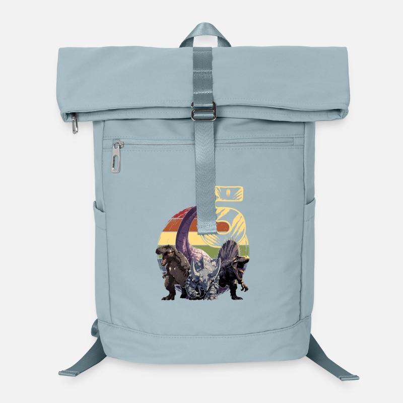 Coole Dinosaurier 5 Jahre 5. Geburtstag Geschenk Laptop-Rucksack 