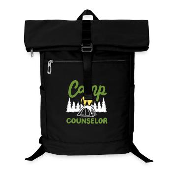 Camping Camp-Betreuer - Laptop-Rucksack  - Schwarz - Vorne