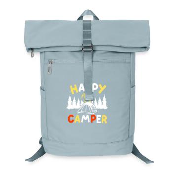 Camping Camper - Laptop-Rucksack  - Eisblau - Vorne