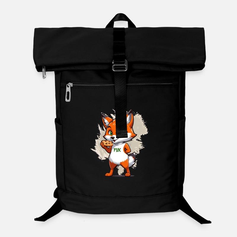 Fuchs mit Keksen Laptop-Rucksack 