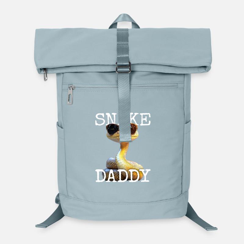 Snake Daddy Dad Snake Father's Day Snakes Dad Laptop Backpack