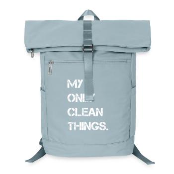 my only clean things - Laptop Backpack - ice blue - Front
