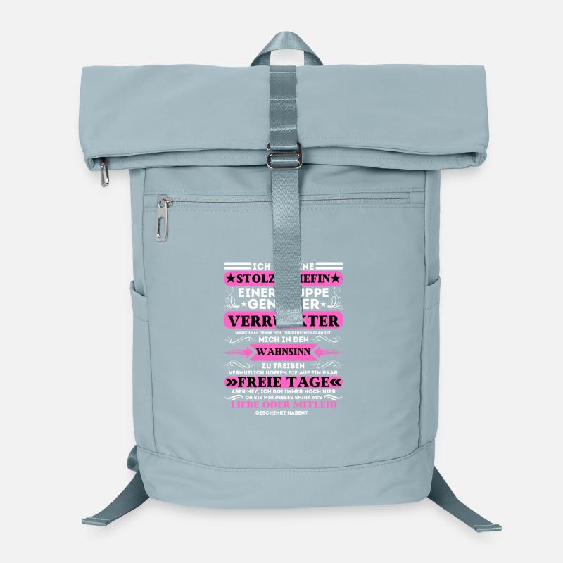 STOLZE CHEFIN EINER TRUPPE GENIALER VERRÜCKTER Laptop-Rucksack 