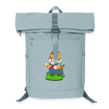 Pompe à eau Tiger Plumber, pinces artisanales - Sac à dos ordinateur - bleu glacier - Devant