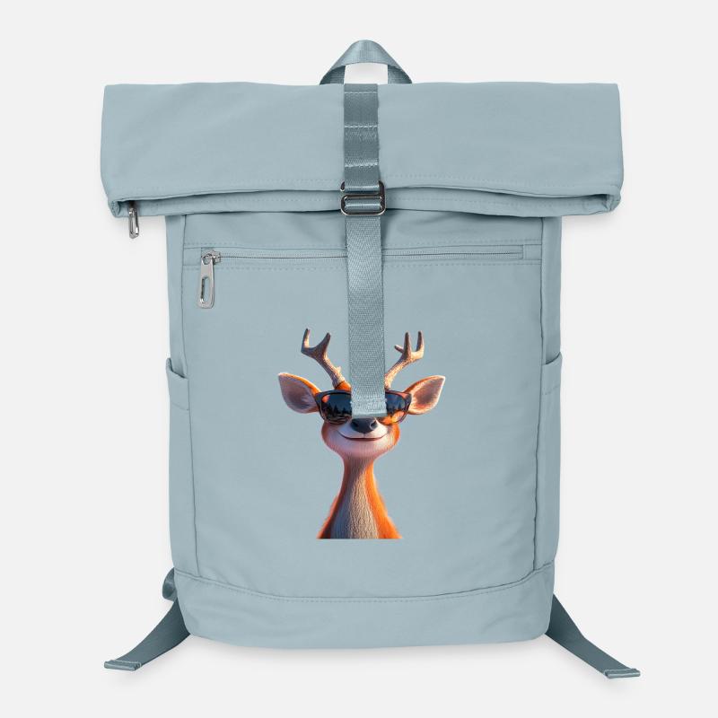 Hirsch Geweih Jagd Reh Rentier Rothirsch Jäger Laptop-Rucksack 