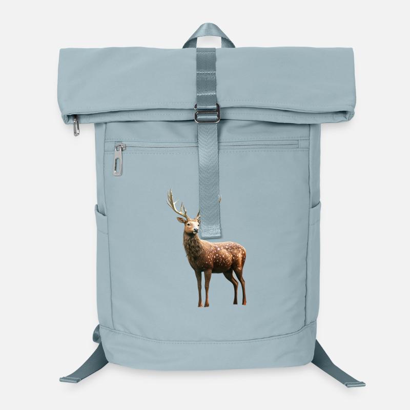 Hirsch Geweih Jagd Reh Rentier Rothirsch Jäger Laptop-Rucksack 
