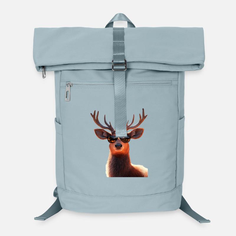 Hirsch Geweih Jagd Reh Rentier Rothirsch Jäger Laptop-Rucksack 