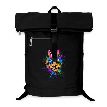 Hase Kaninchen Liebhaber Feldhase Bunny Süße Hasen - Laptop-Rucksack  - Schwarz - Vorne