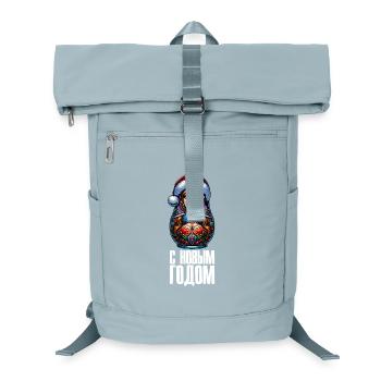 Russische Matroschka Weihnachten Russland - Laptop-Rucksack  - Eisblau - Vorne