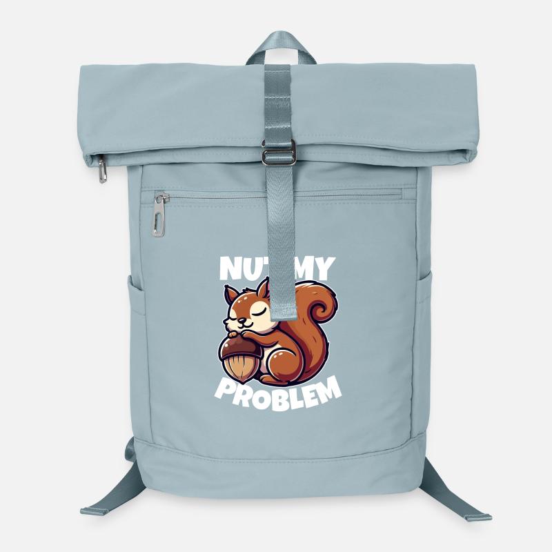 Nut My Problem - Witziges Eichhörnchen-Design Laptop-Rucksack 