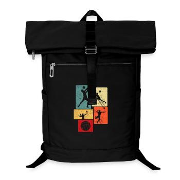 Volleyball - Laptop Backpack - black - Front