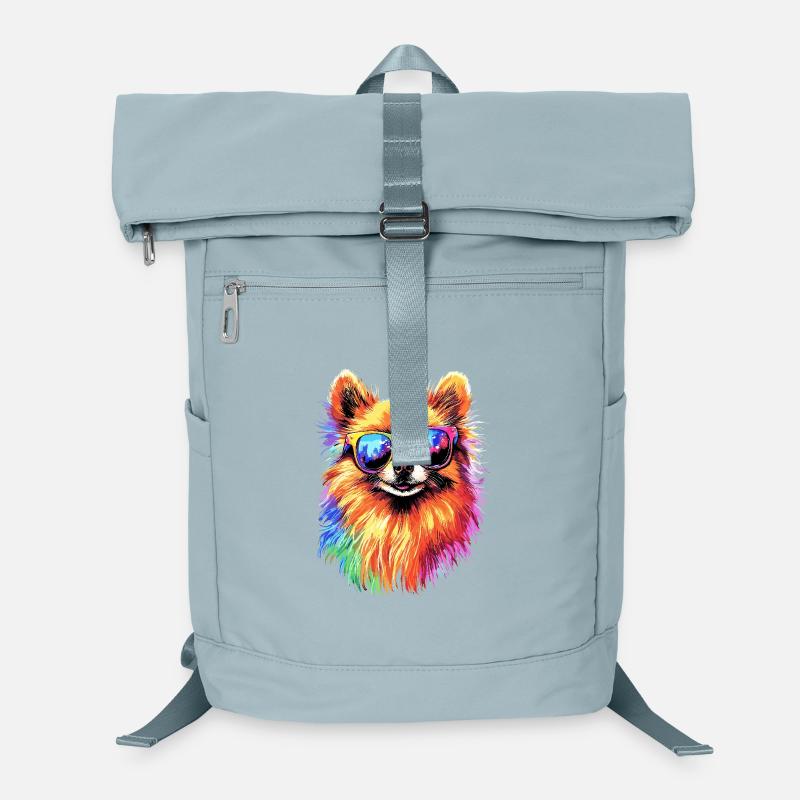 Pomeranian Pomeranian Pom Sweet German Spitz Laptop Backpack