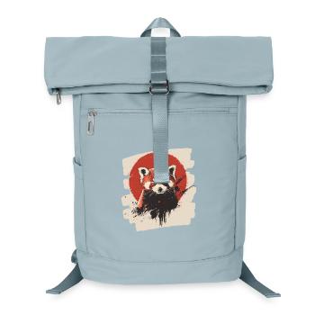 Panda roux rétro - Sac à dos ordinateur - bleu glacier - Devant