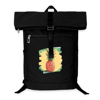 Ananas - Laptop-Rucksack  - Schwarz - Vorne