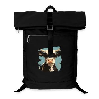 Éleveur de vaches - Sac à dos ordinateur - noir - Devant