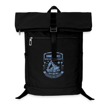 Baggerfahrer Unmögliches sofort erledigt - Laptop-Rucksack  - Schwarz - Vorne