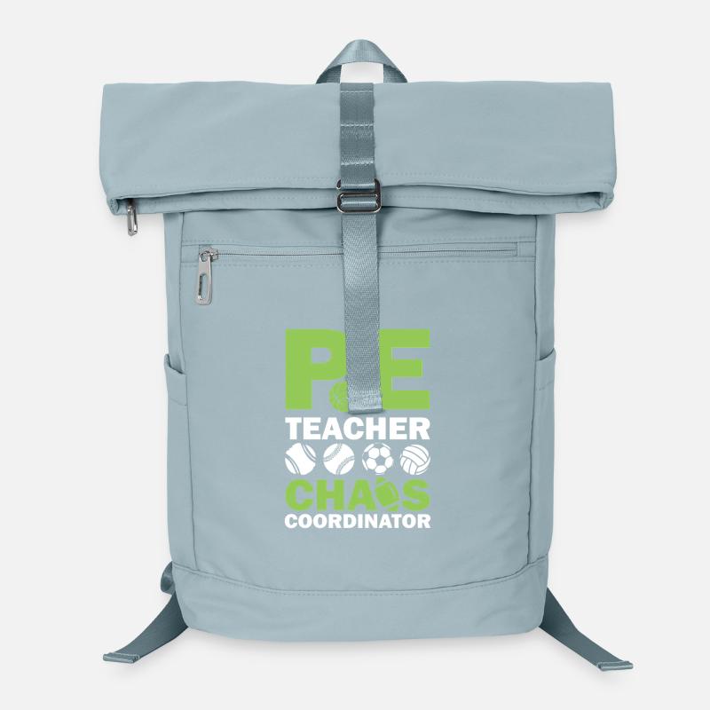 PE teacher chaos coordinator Laptop-Rucksack 