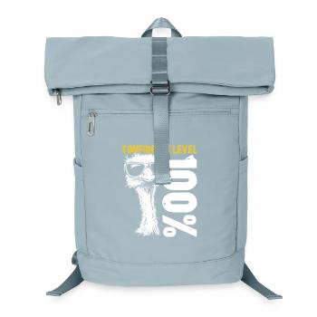 Strauß Vogel Sonnenbrille Selbstbewusst Geschenk - Laptop-Rucksack  - Eisblau - Vorne