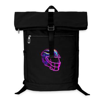 Lacrosse Helm Synthwave - Laptop-Rucksack  - Schwarz - Vorne