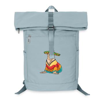 Seehund Sombrero - Laptop-Rucksack  - Eisblau - Vorne