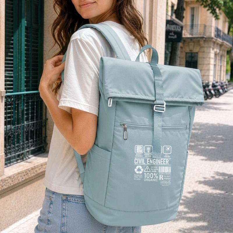 Civil Engineer multi tasking problem solving Laptop-Rucksack 
