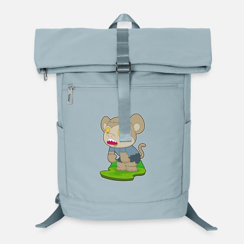 Monkey Halloween Zombie Laptop Backpack