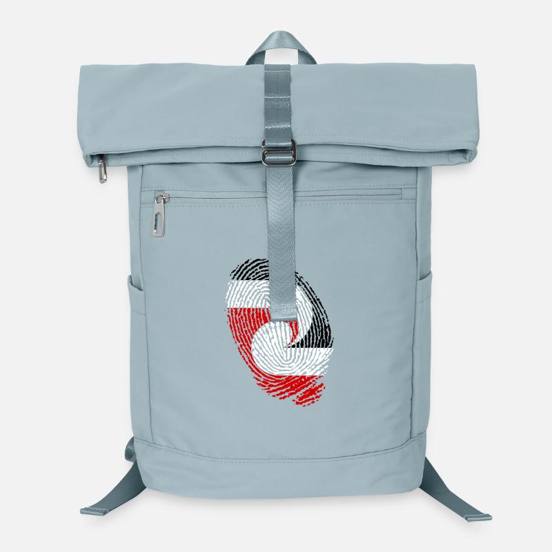 Fingerabdrücke der Maori-Flagge, Neuseeland Laptop-Rucksack 