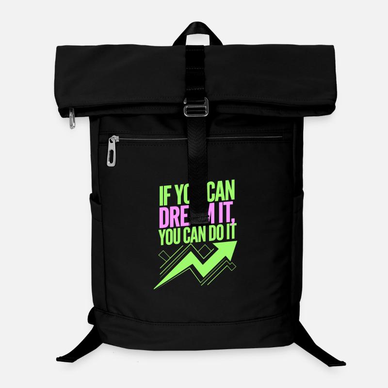 Si vous pouvez en rêver, vous pouvez le faire Objectifs Motivation Sac à dos ordinateur