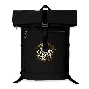 Be the Light | Matthew Bible Verse Christian Art - Laptop Backpack - black - Front